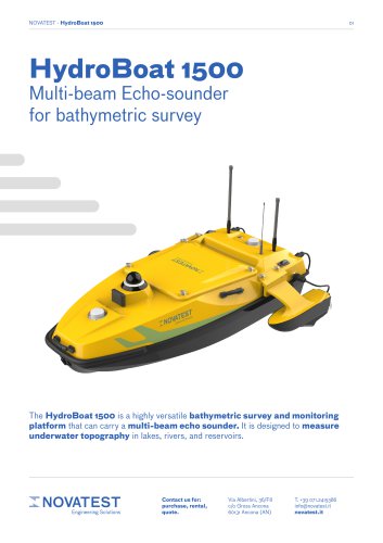 HydroBoat 1500 - Technical Sheet
