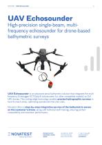 UAV Echosounder - Technical Sheet