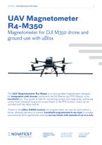 UAV Magnetometer R4-M350 - Technical Sheet