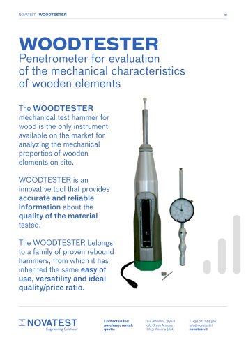 Woodtester - Technical Sheet