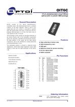 OIT6C 12-ch. phototransistor array 0.60mm optical pitch on plastic SMD package