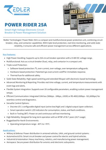 Power Rider 25A