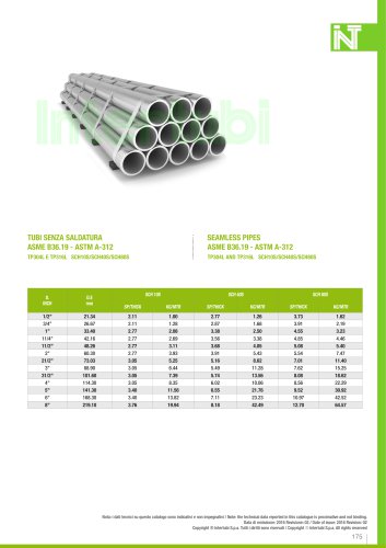 SEAMLESS PIPES