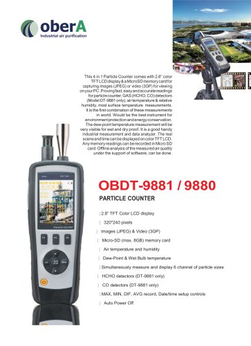 OBDT-9881 / 9880 PARTICLE COUNTER