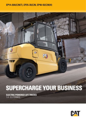 ELECTRIC POWERED LIFT TRUCKS 1.4 - 5.5 TONNES