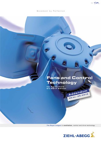 Addendum Fans and control technology for agriculture