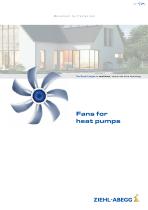 Fans for heat pumps
