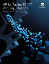 HP Jet Fusion 3D Printing Solutions