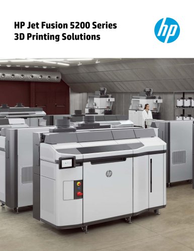 HP Jet Fusion 5200 Series 3D Printing Solutions