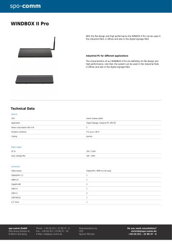 WINDBOX II Pro