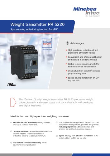 Datasheet PR 5220