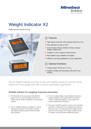 Datasheet X2