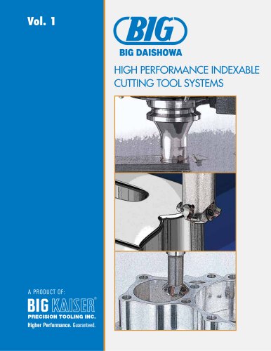 BIG Daishowa Vol. 1 Indexable Cutting Tools