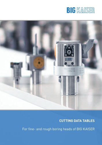 CUTTING DATA TABLES