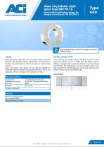 Glass ring tubular sight glass type 640 PN 16