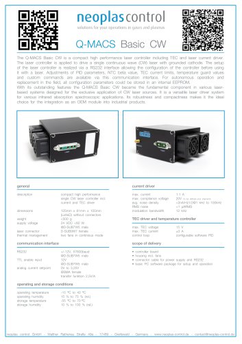 Q-MACS Basic CW