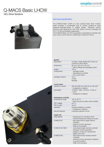 Q-MACS Basic LHCW