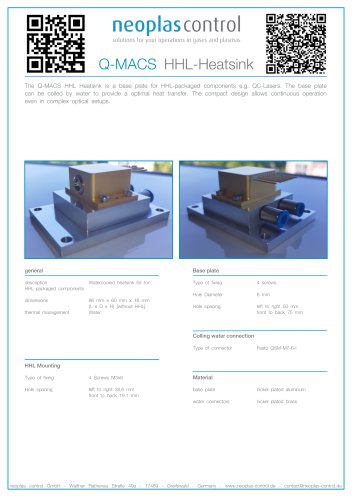 Q-MACS HHL Heatsink