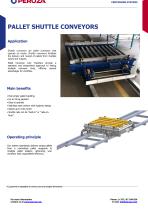 Pallet shuttle Conveyors