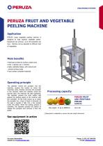 PERUZA FRUIT AND VEGETABLE PEELING MACHINE