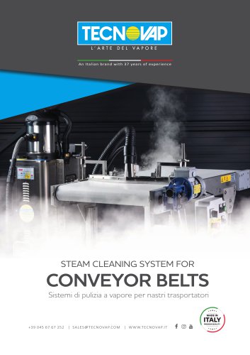 CONVEYOR BELTS STEAM CLEANING