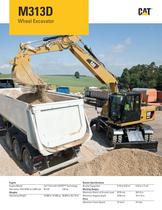 M313D Wheel Excavator
