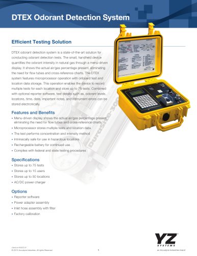 DTEX Odorant Detection System