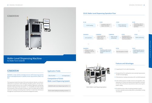 Wafer-Level Dispensing Machine GS600SW