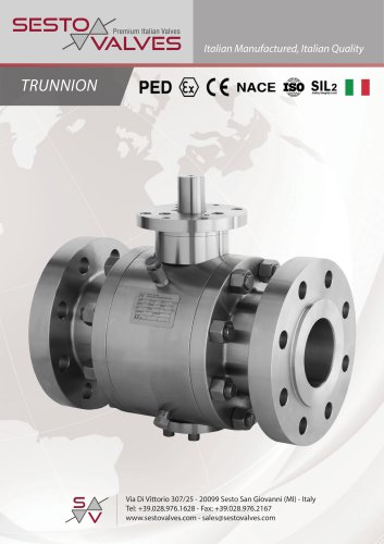 Trunnion Ball Valve