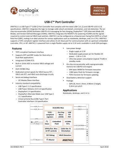 USB-C™ Port Controller