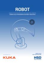 Range of electrospindles for industrial robots