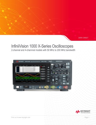 InfiniiVision 1000 X-Series