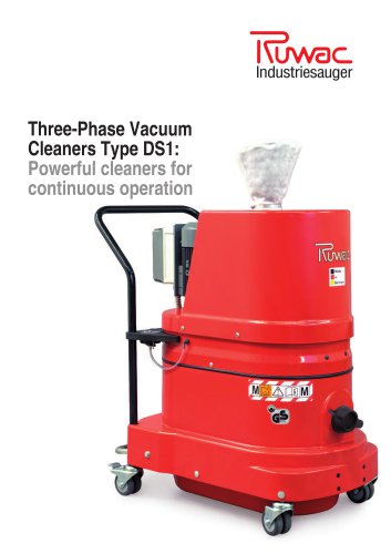 Three-Phase Vacuum Cleaners Type DS1