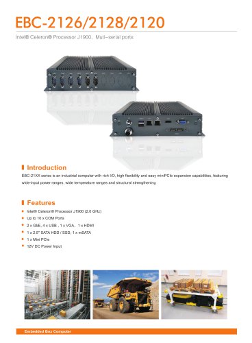 EBC-2126/2128/2120 Embedded Box PC