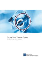 Single-Vane Vacuum Pumps for Vaccum Generation