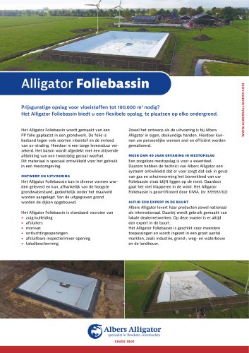 Alligator Foliebassin