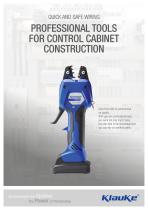 PROFESSIONAL TOOLS FOR CONTROL CABINET CONSTRUCTION