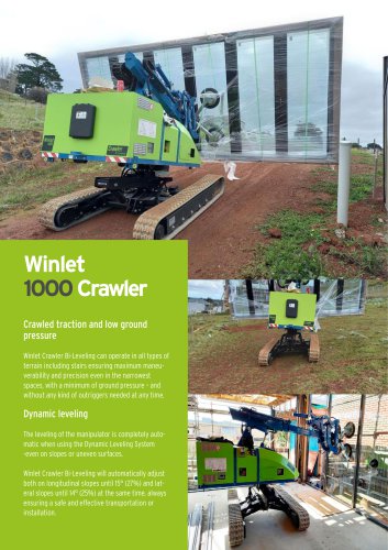 Winlet 1000 Crawler Bi-leveling