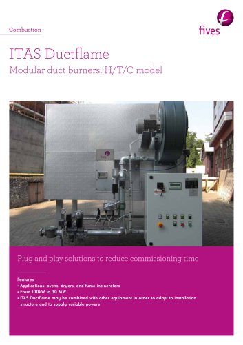 ITAS Ductflame Modular duct burners: H/T/C model