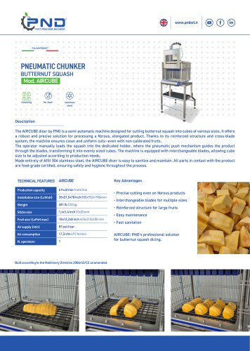 AIRCUBE &ndash; Technical Data Sheet