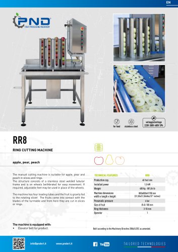 RR8 - Technical Data Sheet