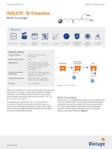 ISOLUTE®  Si Trisamine