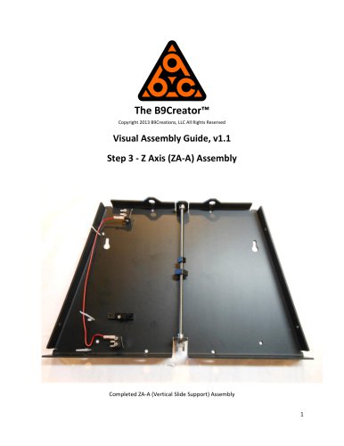 Step 3 - Z Axis (ZA-A) Assembly