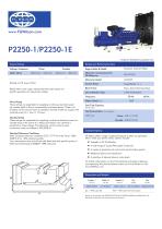 P2250-1/P2250-1E -- 2250 kVA Open Generator Set