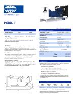 P688-1 Diesel Generator Set