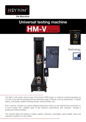 MODEL HM-V PRO Series by HOYTOM®