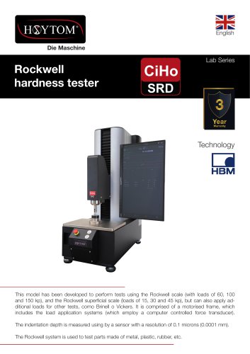 MODEL Rockwell CiHo SRD HOYTOM® LAB Series