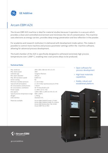 Arcam EBM A2X