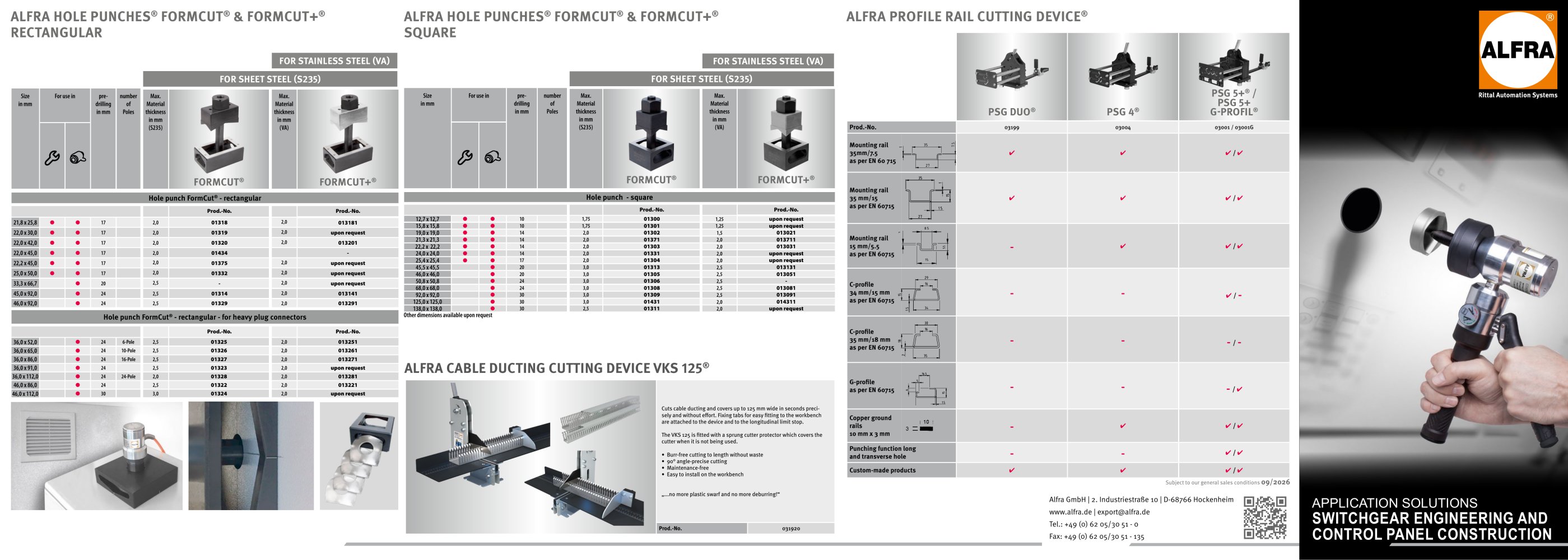 ALFRA Flyer Control Cabinet and Control Engineering - ALFRA GmbH