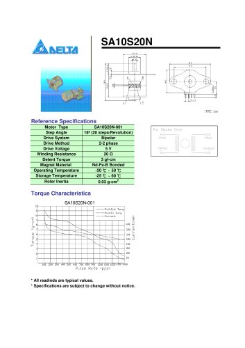 PM Stepping Motors SA10S20N